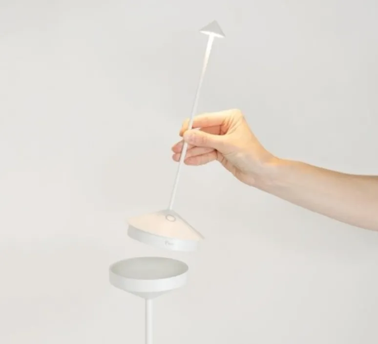 Accessoires*Zafferano Support, Pied de lampe, Pina, , Ø16,6cm, H93cm - Gris foncé