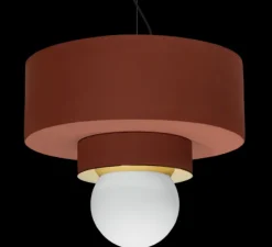 Suspension, 2.04, Brique, LED, Ø34cm, H34cm - HAOS