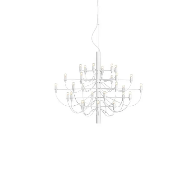 Suspension, 2097/30 Clear Bulbs , blanc, Ø88cm, H72cm - Flos