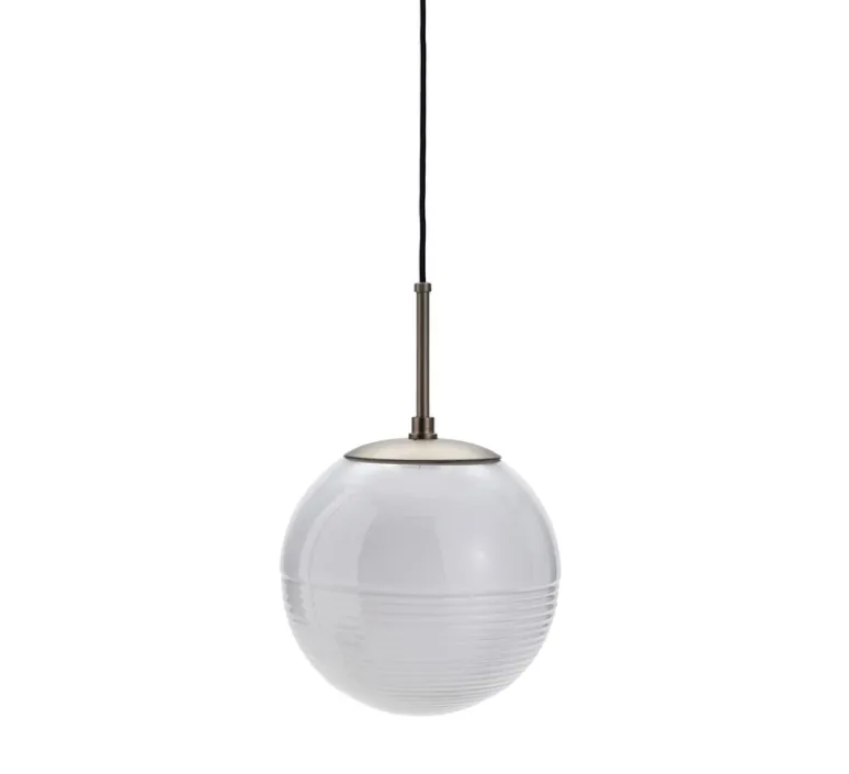 Suspension*House Doctor Suspension, Halda , , Ø25cm, H38cm - blanc et marron