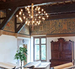 Suspension*Flos Suspension, 2097/50, , 2200K, Ø100cm, H88cm - laiton (ampoules transparentes)