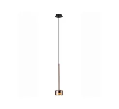 Suspension*Mantra Suspension 8 lights, Tonic, , Ø47cm, H50cm - transparent, chrome, bronze et cuivre