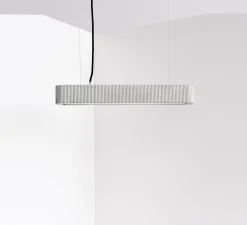 Suspension, [S4], Gris béton, LED, dim, 2700K, 1500 lm, L61cm, H8cm - GANTLights