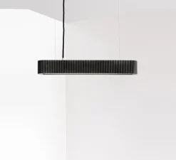 Suspension, [S4], Gris foncé, LED, dim, 2700K, 1500 lm, L61cm, H8cm - GANTLights