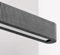 Suspension, [S4], Gris foncé, LED, dim, 2700K, 1500 lm, L61cm, H8cm - GANTLights