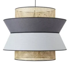 Suspension, Singapour XXL, anthracite, gris clair, Ø78cm, H60cm - Market Set