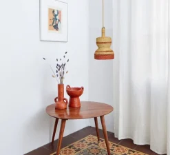 Suspension, 2 tier, gingembre, L15cm, H24cm - GOLDEN Editions