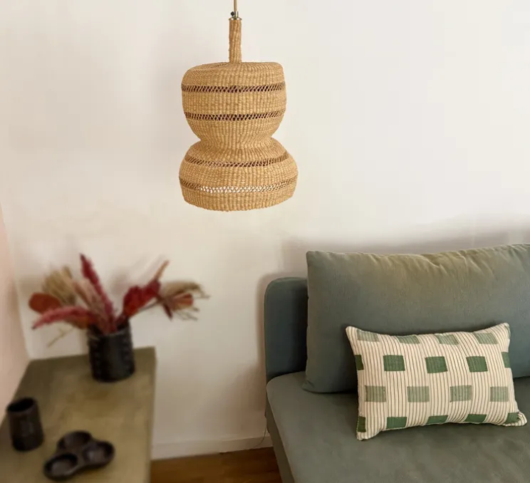 Suspension, 2 tier, naturel, L15cm, H24cm - GOLDEN Editions