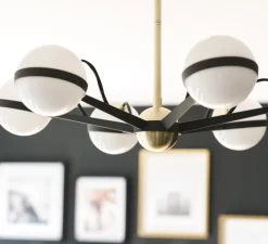 Suspension, Ace, bronze, Ø70,5cm, H134cm - Hudson Valley Lighting