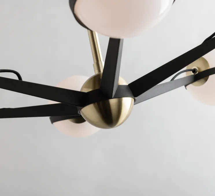 Suspension, Ace, bronze, Ø70,5cm, H134cm - Hudson Valley Lighting