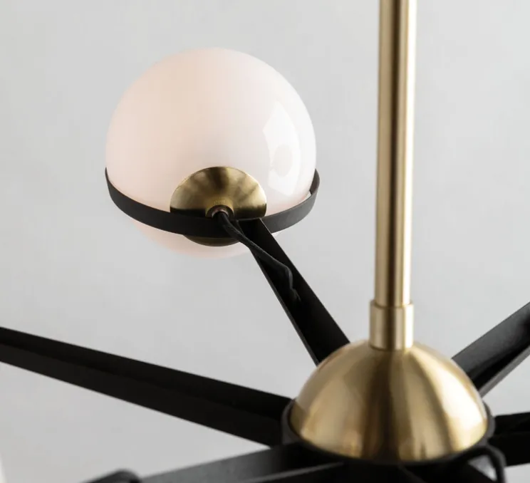 Suspension, Ace, bronze, Ø70,5cm, H134cm - Hudson Valley Lighting