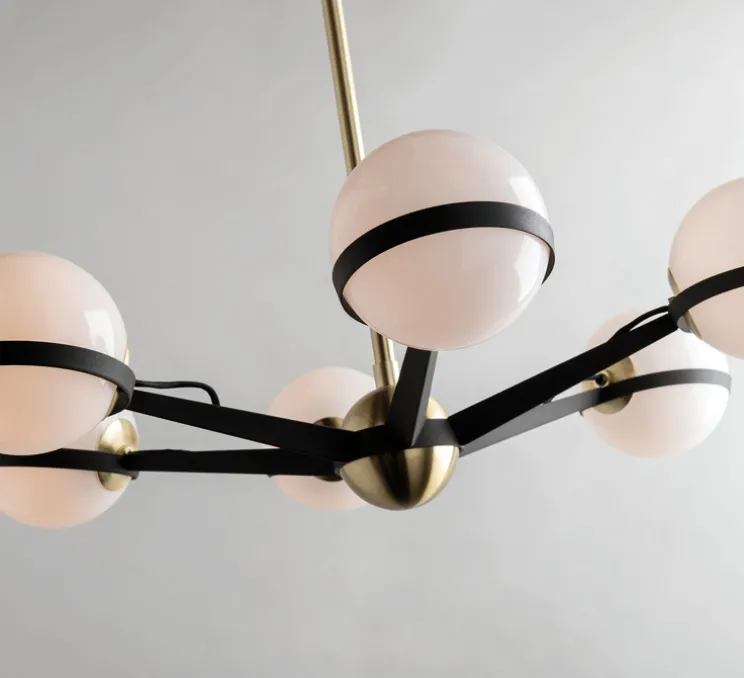 Suspension, Ace, bronze, Ø70,5cm, H134cm - Hudson Valley Lighting