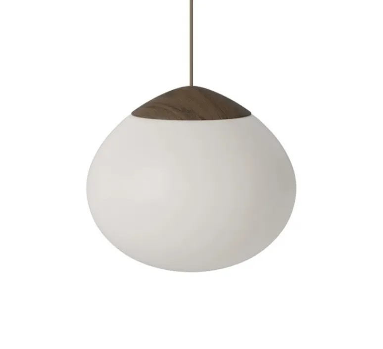 Suspension*Bolia Suspension, Acorn, , Ø32cm, H27cm - chêne massif teinté huilé