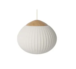 Suspension*Bolia Suspension, Acorn, , Ø50cm, H42,3cm - ivoire, chêne huilée