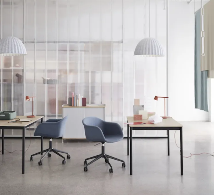 Suspension, acoustique, UNDER THE BELL, blanc, Ø55cm, H31cm - Muuto