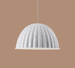 Suspension, acoustique, UNDER THE BELL, blanc, Ø55cm, H31cm - Muuto