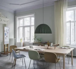 Suspension, acoustique, Under The Bell, vert foncé, Ø55cm, H31cm - Muuto