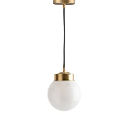 Suspension*Zangra Suspension, Adore l'or glass 013, , Ø17cm, H21cm - blanc