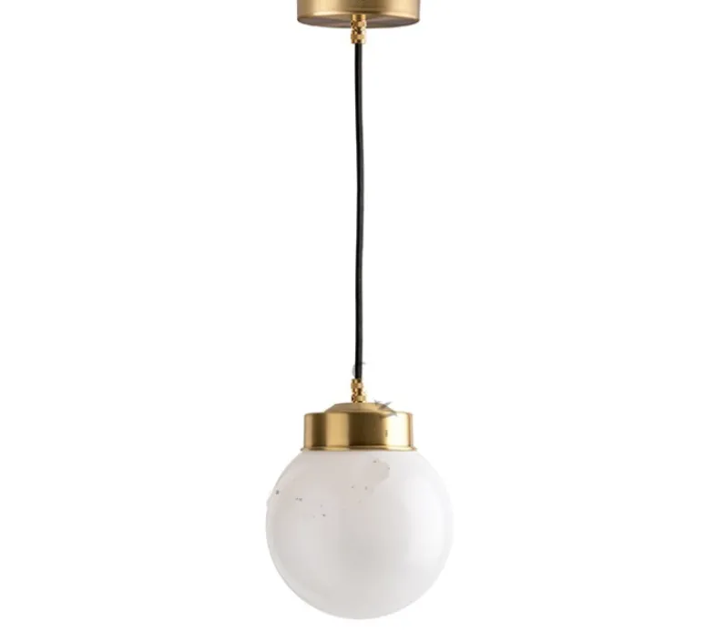 Suspension*Zangra Suspension, Adore l'or glass 013, , Ø17cm, H21cm - blanc