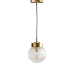 Suspension*Zangra Suspension, Adore l'or glass 031, , Ø15cm, H15cm - blanc