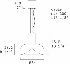 Suspension*LEUCOS Suspension, Aella S 54 L, blanc, LED, dim, 2700K, 3808 lm, Ø54cm, H46,2cm - blanc et transparent
