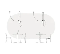 Suspension, Aim Small, blanc, LED, 2700K, 725lm, Ø17cm, H14,9cm - Flos