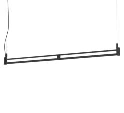 Suspension*Karman Suspension, Airtek One, système seul, , LED, dim, 3000K, 1800 lm, L132cm, H13cm - noir mat