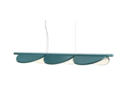 Suspension, Almendra Linear S3, bleu baie, LED, 2700K, 4200 lm, L128,6cm, H17cm - Flos