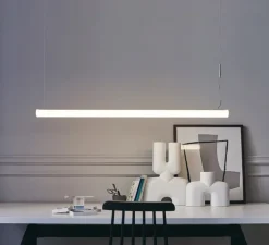 Suspension, Alphabet of light Linear,blanc, LED, 3000K, 3484lm, L120cm, H10cm - Artemide