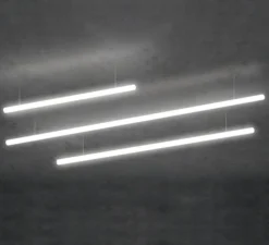 Suspension, Alphabet of light Linear,blanc, LED, 3000K, 3484lm, L120cm, H10cm - Artemide