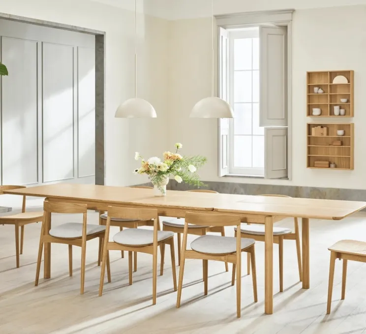 Suspension, Aluna, crème mat, LED, 2700K, 802 lm, Ø38cm, H19,1cm - Bolia