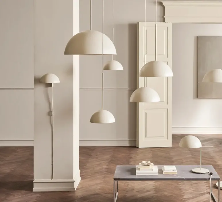 Suspension*Bolia Suspension, Aluna, , LED, 2700K, 482 lm, Ø27cm, H12,4cm - crème mat