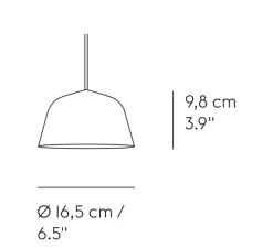 Suspension, Ambit mini, noir, Ø16,7cm, H9,8cm - Muuto