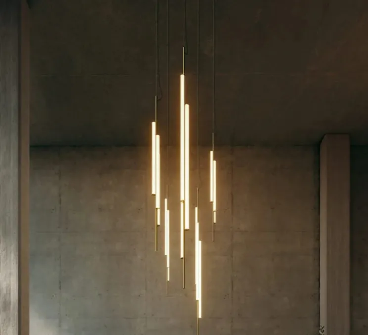 Suspension, Ambrosia V 175, or mat, LED, 3000K, 5016 lm, Ø21cm, H175cm - Marset