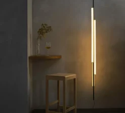 Suspension*Marset Suspension, Ambrosia V 130 plug in, , LED, dim, 2700K, 3267 lm, Ø7cm, H130cm - noir