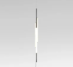 Suspension*Marset Suspension, Ambrosia V 130 plug in, , LED, dim, 2700K, 3267 lm, Ø7cm, H130cm - noir