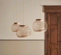 Suspension*Bolia Suspension, Anelli, , LED, 3000K, 1260lm, Ø55cm, H41,8cm - chêne huilé