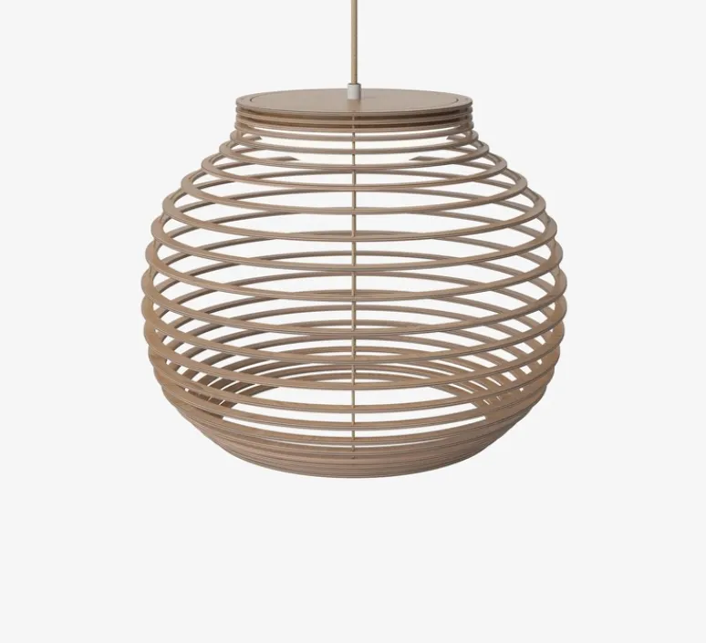 Suspension*Bolia Suspension, Anelli, , LED, 3000K, 1260lm, Ø55cm, H41,8cm - chêne huilé