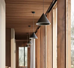 Suspension*Woud Suspension, Annular, small, , LED, 3000K, 523lm, Ø32cm, H23,8cm - noir