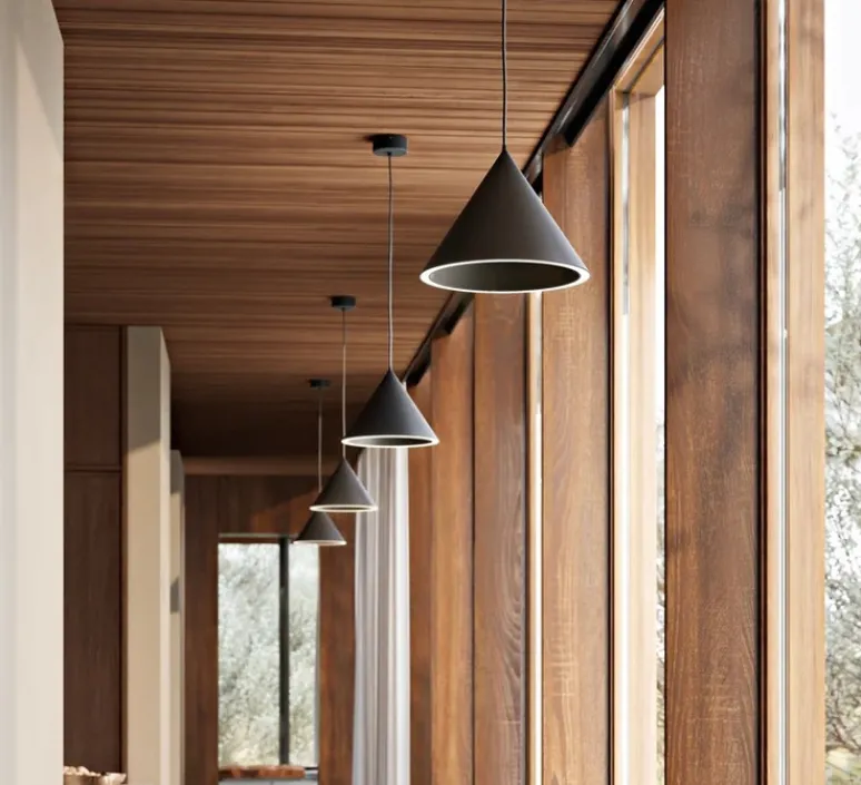 Suspension*Woud Suspension, Annular, small, , LED, 3000K, 523lm, Ø32cm, H23,8cm - noir