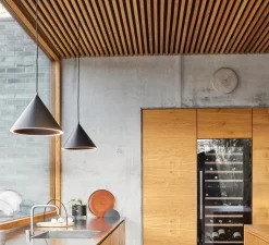 Suspension*Woud Suspension, Annular, small, , LED, 3000K, 523lm, Ø32cm, H23,8cm - noir