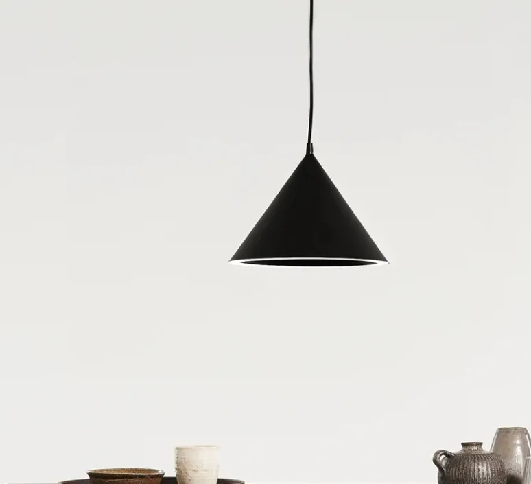 Suspension*Woud Suspension, Annular, small, , LED, 3000K, 523lm, Ø32cm, H23,8cm - noir