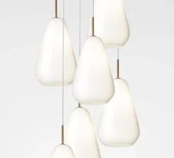 Suspension*Nuura Suspension, Anoli 6, , Ø46,5cm, H250cm - blanc