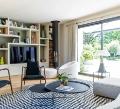 Suspension*Nuura Suspension, Apiales 1, Large, , Ø20cm, H31,6cm - noir satin, verre opalin