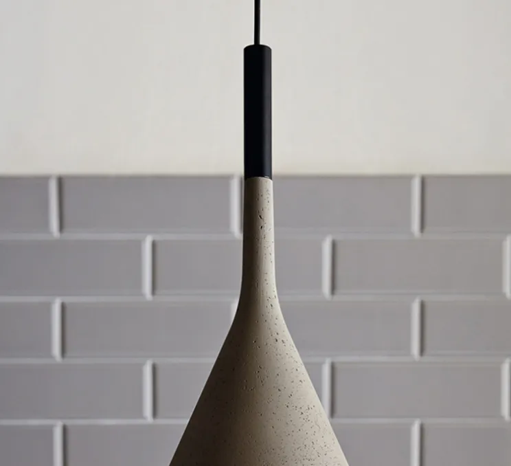 Suspension, Aplomb, gris, Ø17cm, H36cm - Foscarini