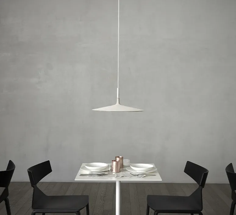 Suspension*Foscarini Suspension, Aplomb Large, , LED, 2700K, 1279lm, Ø45cm, H20cm - blanc