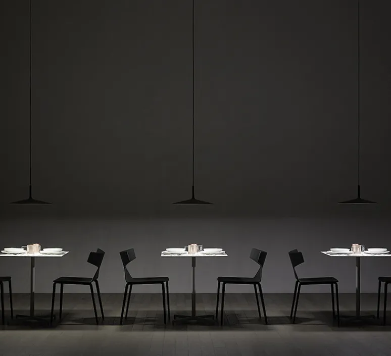 Suspension*Foscarini Suspension, Aplomb Large, , LED, 2700K, 1279lm, Ø45cm, H20cm - gris