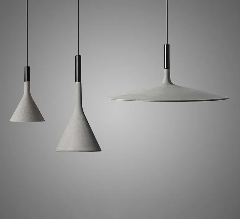 Suspension*Foscarini Suspension, Aplomb Large, , LED, 2700K, 1279lm, Ø45cm, H20cm - gris