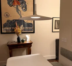 Suspension, Aplomb Large, variable, blanc, LED, 2700K, 1279lm, Ø45cm, H20cm - Foscarini