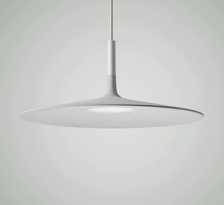 Suspension, Aplomb Large, variable, blanc, LED, 2700K, 1279lm, Ø45cm, H20cm - Foscarini